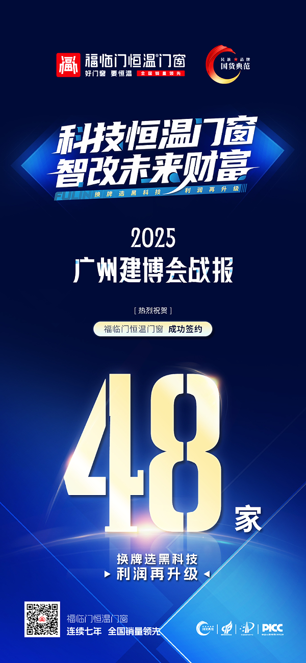 科技恒温门窗，智改未来财富！ 福临门恒温门窗2025中国建博会（广州）圆满成功！
