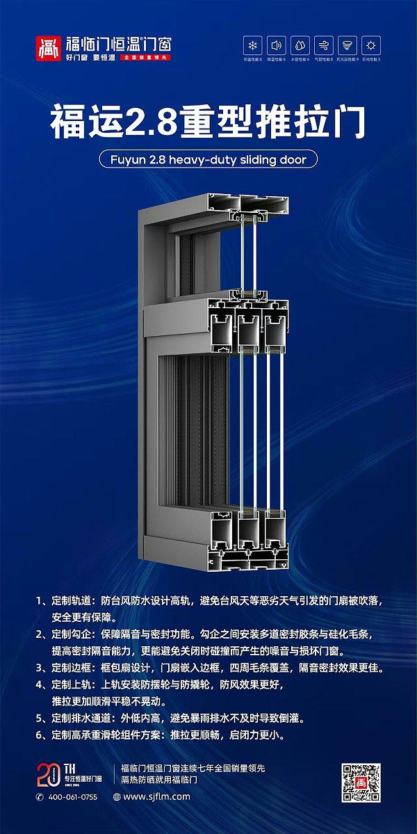 福运2.8重型推拉门8
