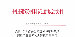 喜讯|福临门恒温门窗荣获中国建筑材料流通协会专利大赛优秀奖